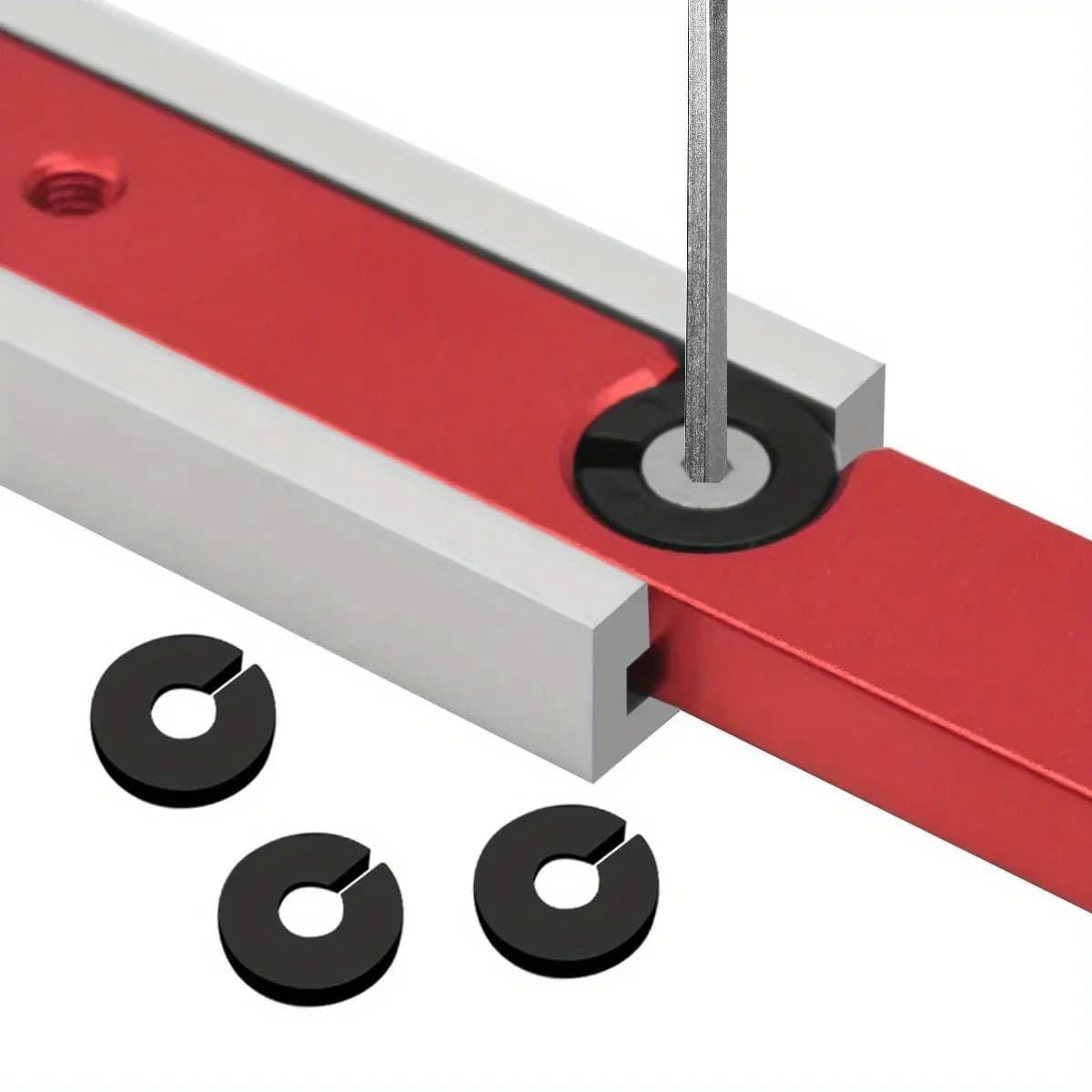 Kit Slider per Barra di Taglio in Alluminio a T - 2 Pezzi