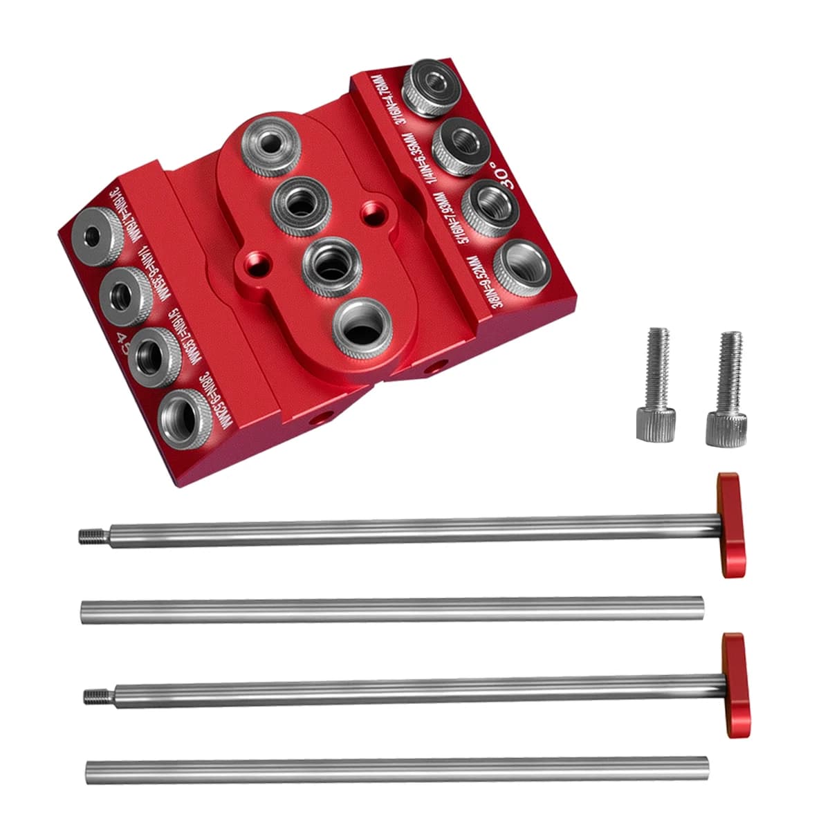 Kit dima per fori obliqui in alluminio multi-angolo