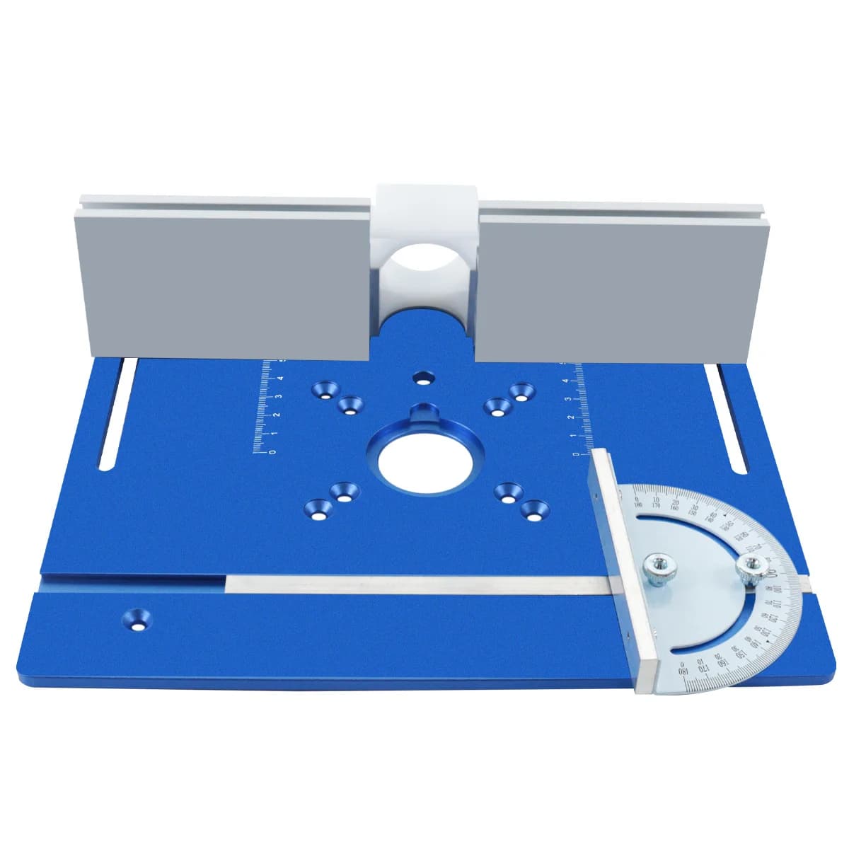Piastra di inserimento e kit di sollevamento per tavolo da fresatrice in alluminio