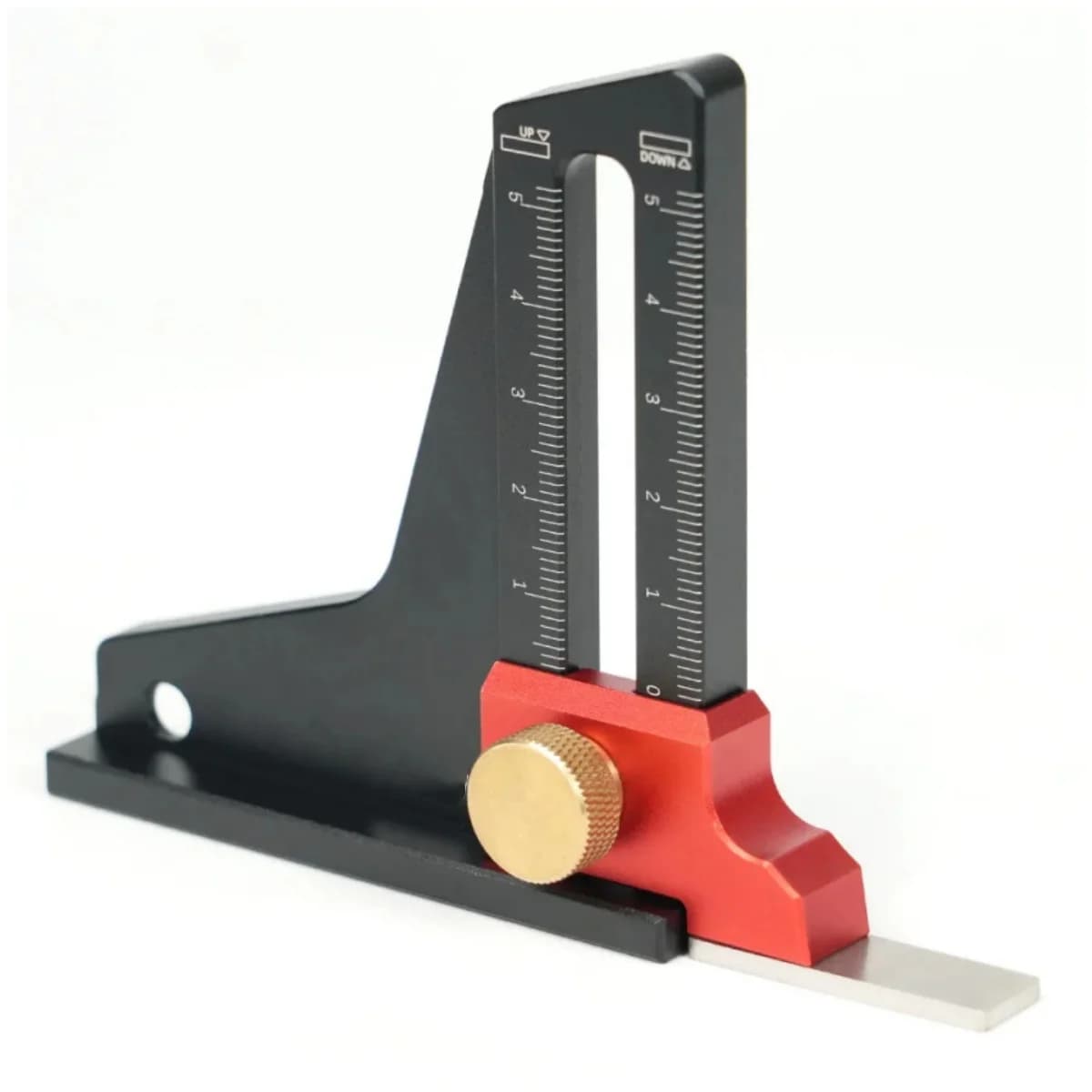 Calibro di altezza in alluminio regolabile per lavorazione del legno