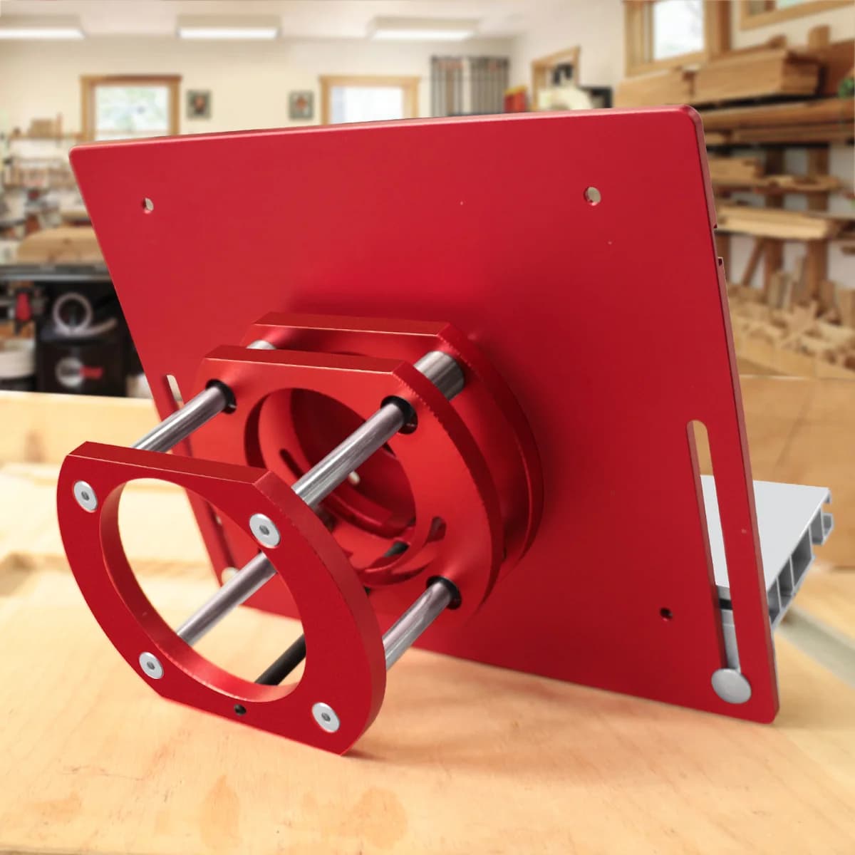 Set di piastre inserto per banco fresatrice per scanalature e smussature