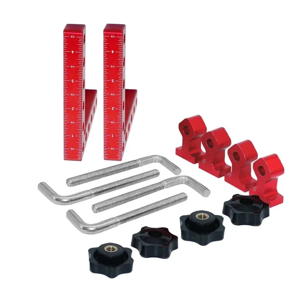 Morsetto a squadra ad angolo retto 90° a L, 120-160 mm