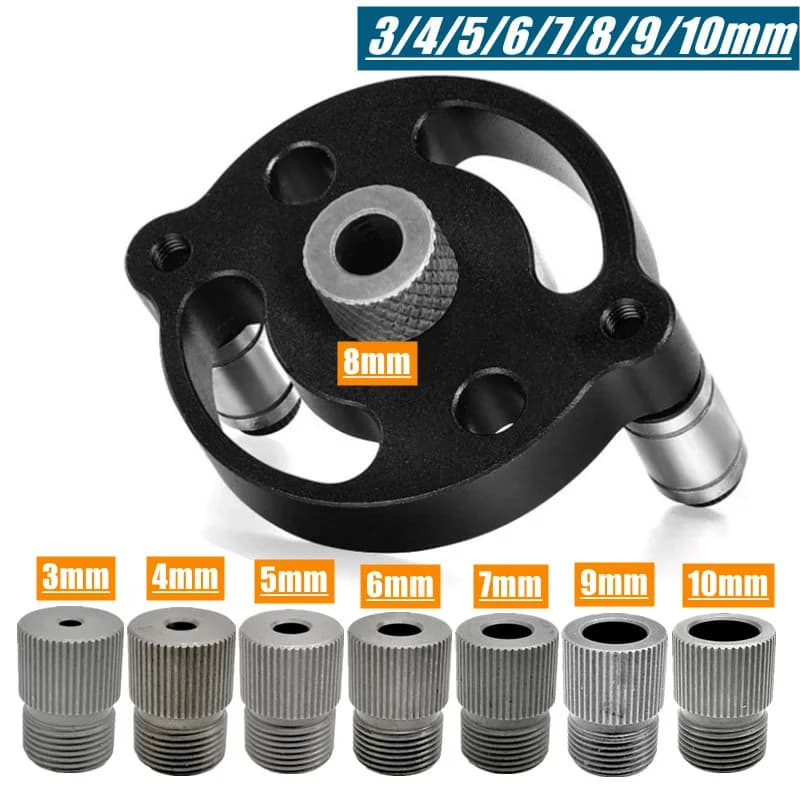 Jig per fori tasca verticale autocentrante 3-10mm aggiornato