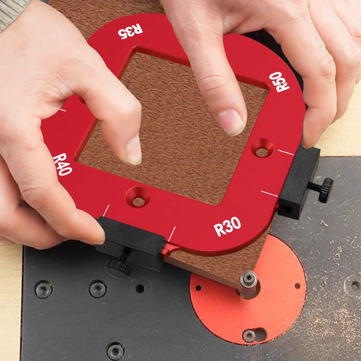 Set di modelli in alluminio per raggi angolari R10-R50