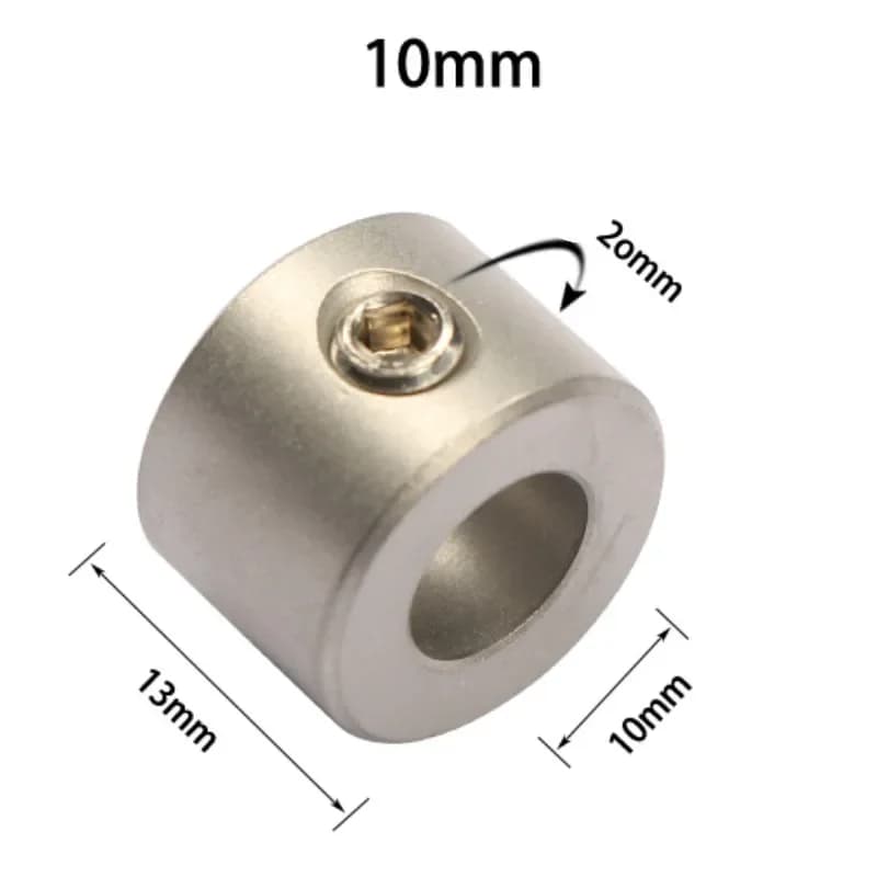 Collari di arresto in acciaio inox per dime a spinotto, 4-10mm