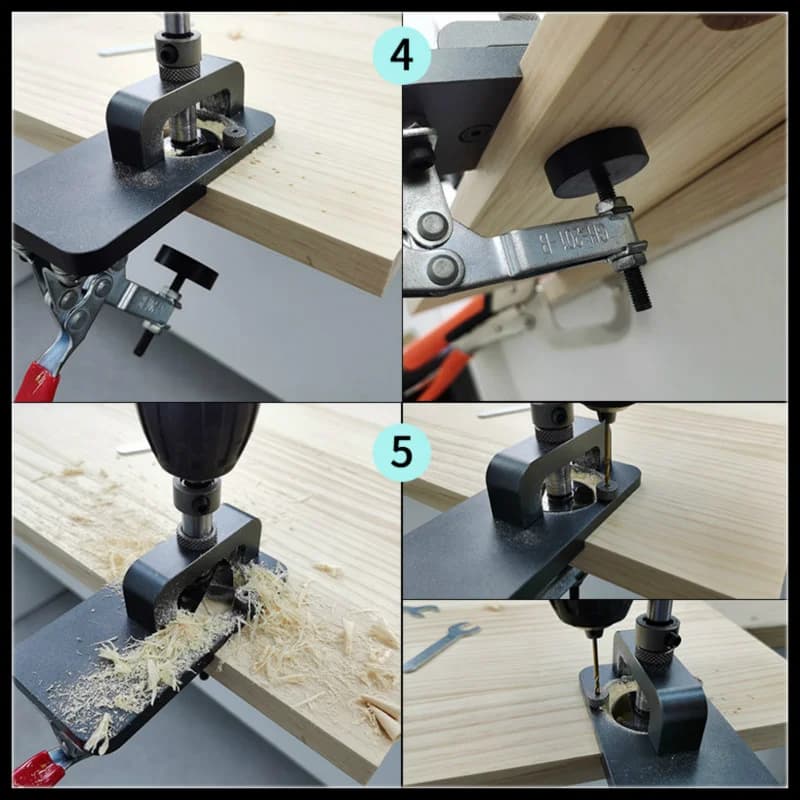 Guida per foratura cerniere 35mm per ante di mobili