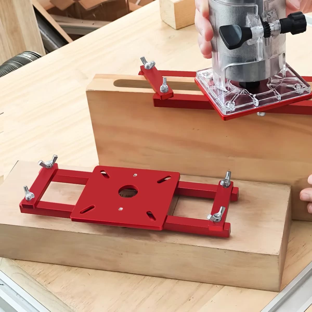 Supporto scanalatore invisibile 2-in-1 per ante mobili