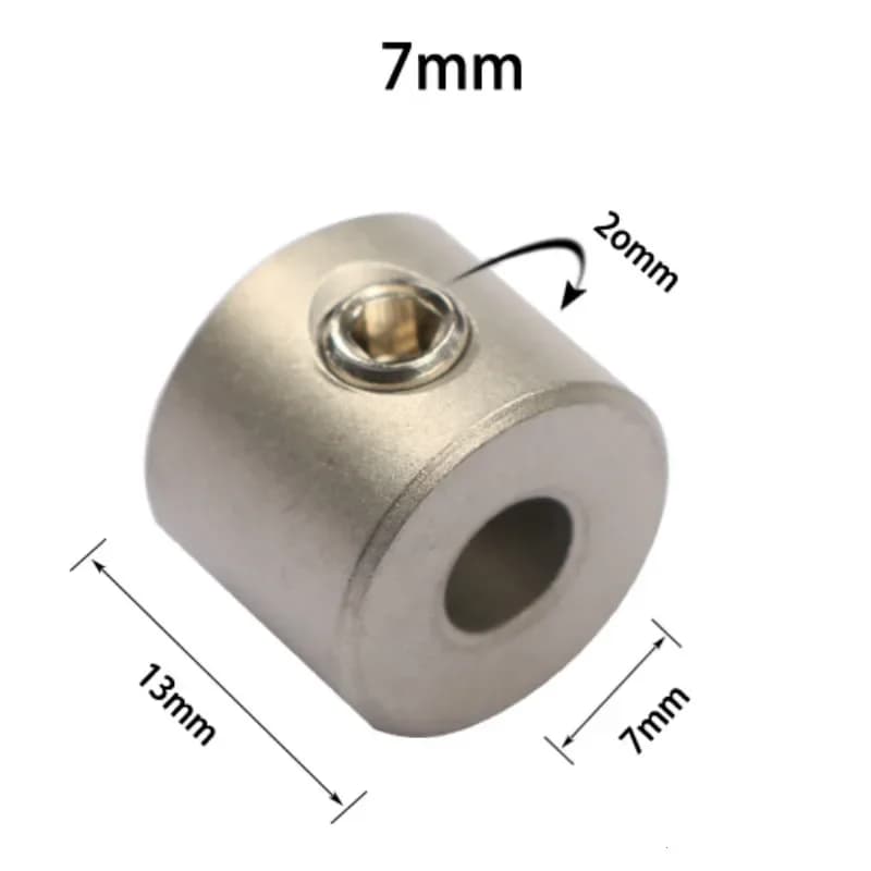Collari di arresto in acciaio inox per dime a spinotto, 4-10mm