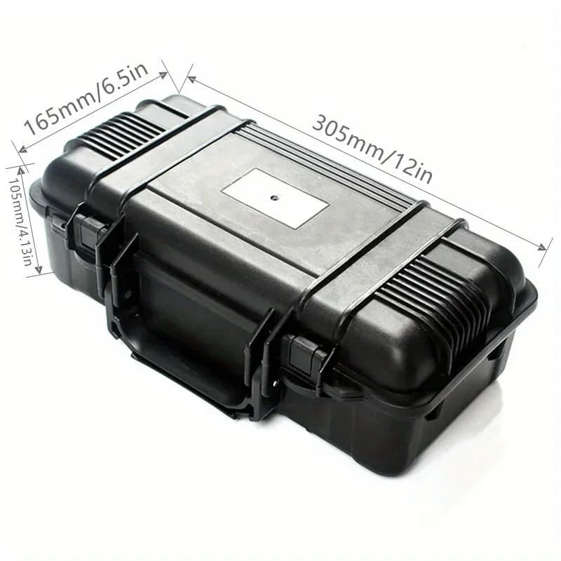 Custodia Rigida Antishock con Spugna per Fotocamere e Attrezzi