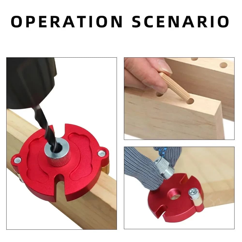 Kit guida auto-centrante per tasselli con boccole in metallo