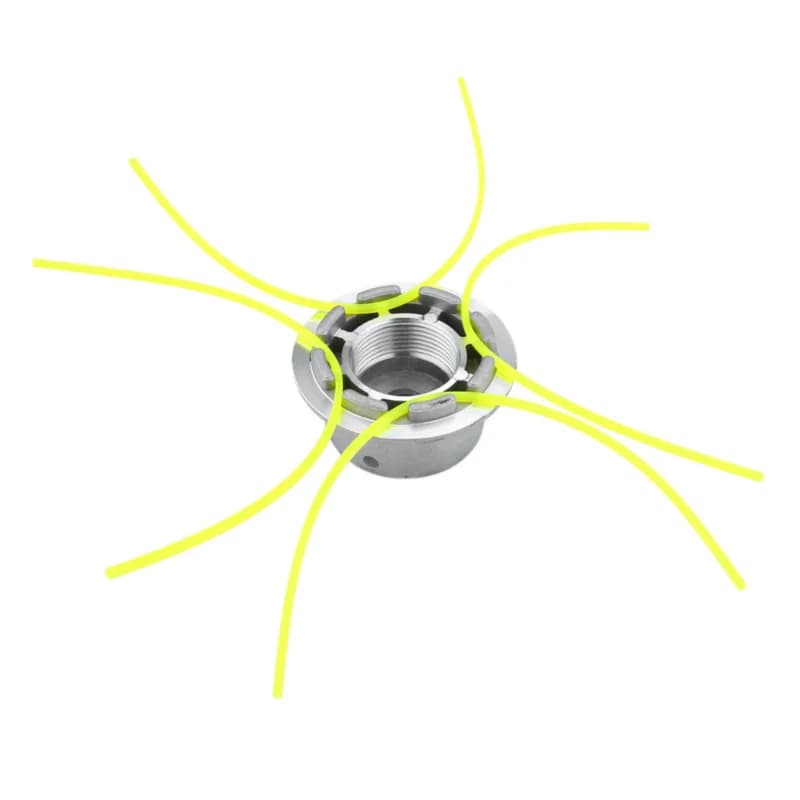 Testina universale per decespugliatore in alluminio color argento