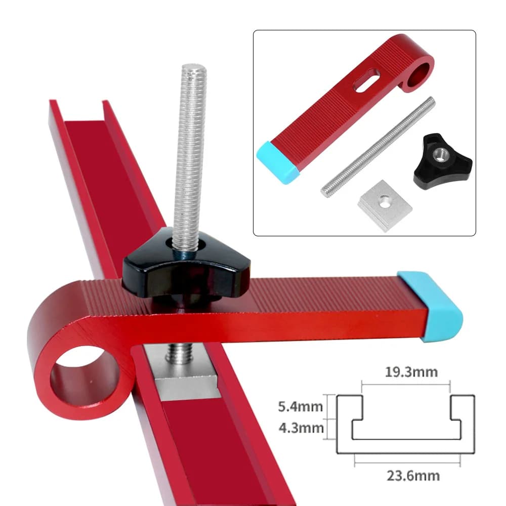 Morsetto universale per T-Track in alluminio