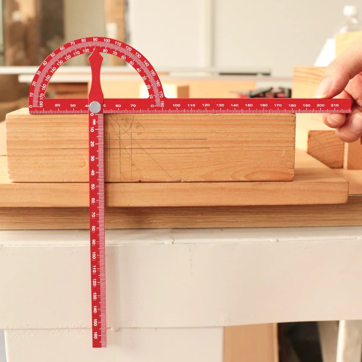 Righello da tracciatura per legno regolabile 221mm