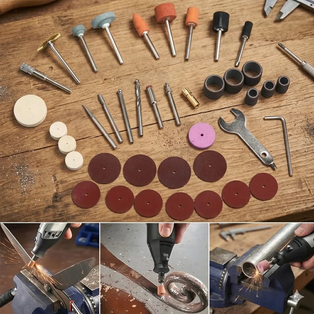 Kit accessori rotanti da 40 pezzi per mini trapani