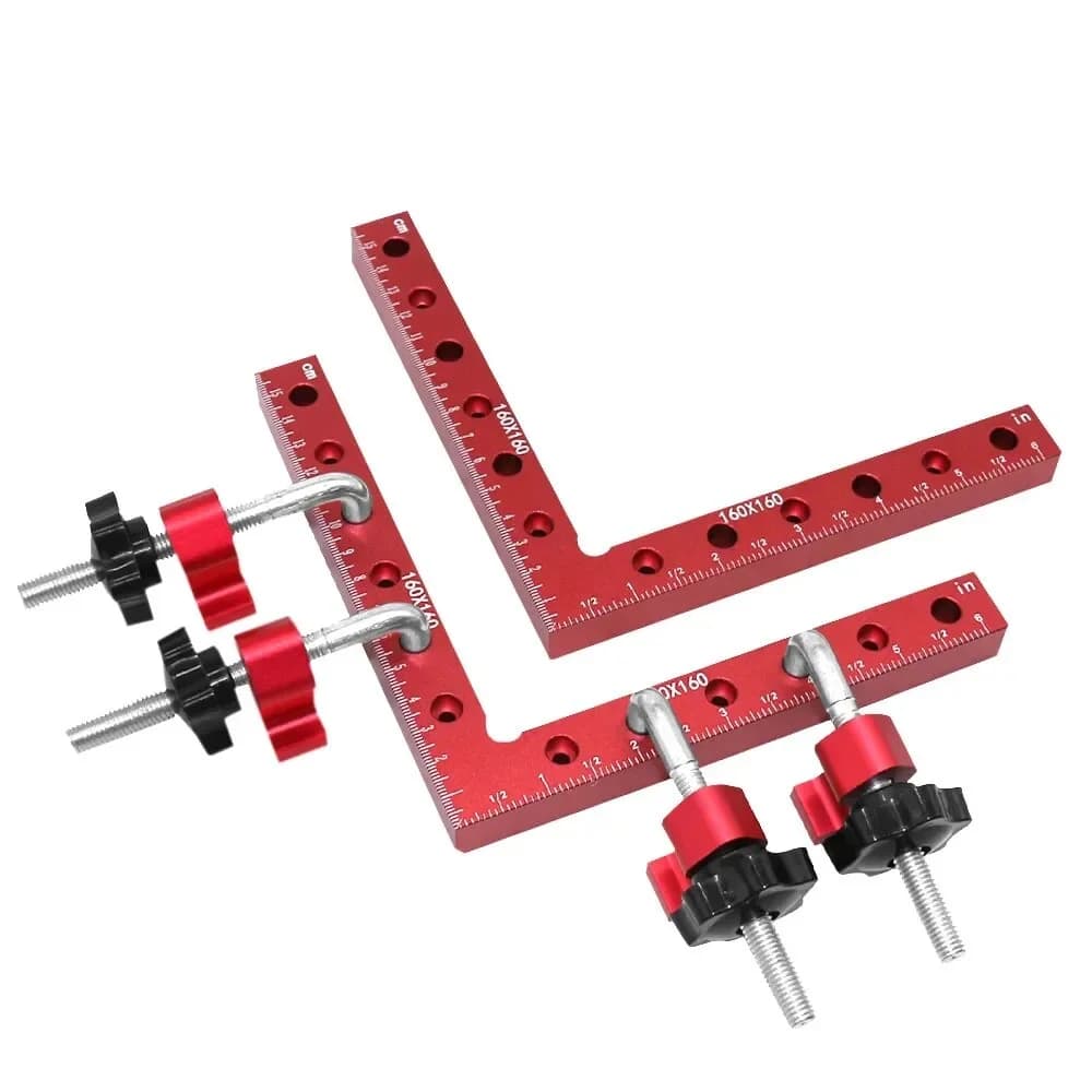 Morsetto a squadra ad angolo retto 90° a L, 120-160 mm