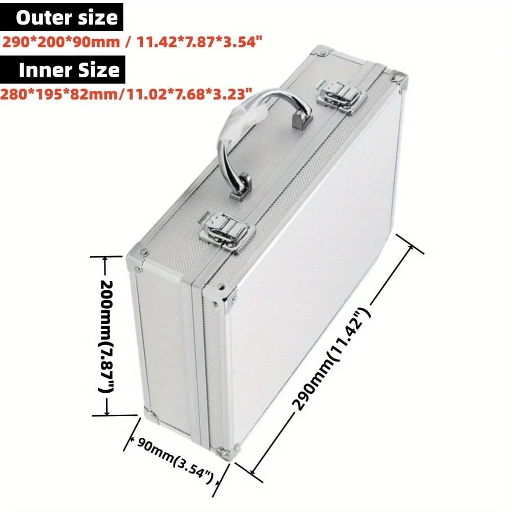 Valigetta portatile in alluminio antiurto