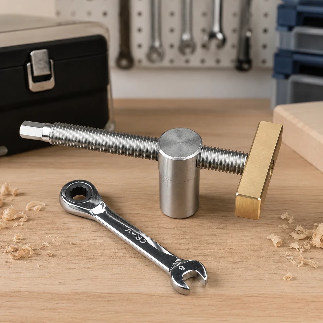 Morsetto rapido in ottone per tavoli MFT