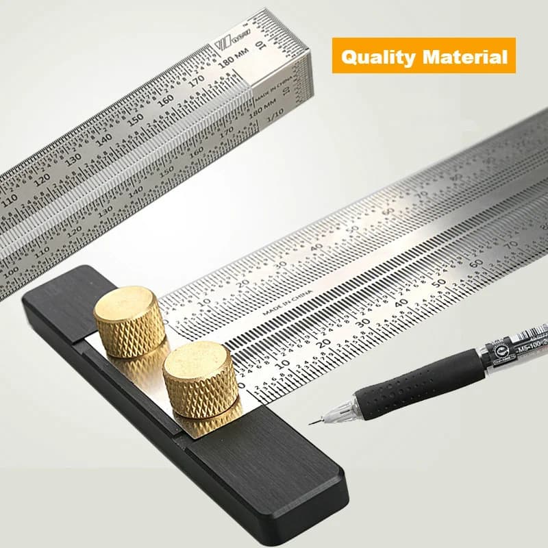 Calibro per fori e tracciatore in acciaio inox di precisione
