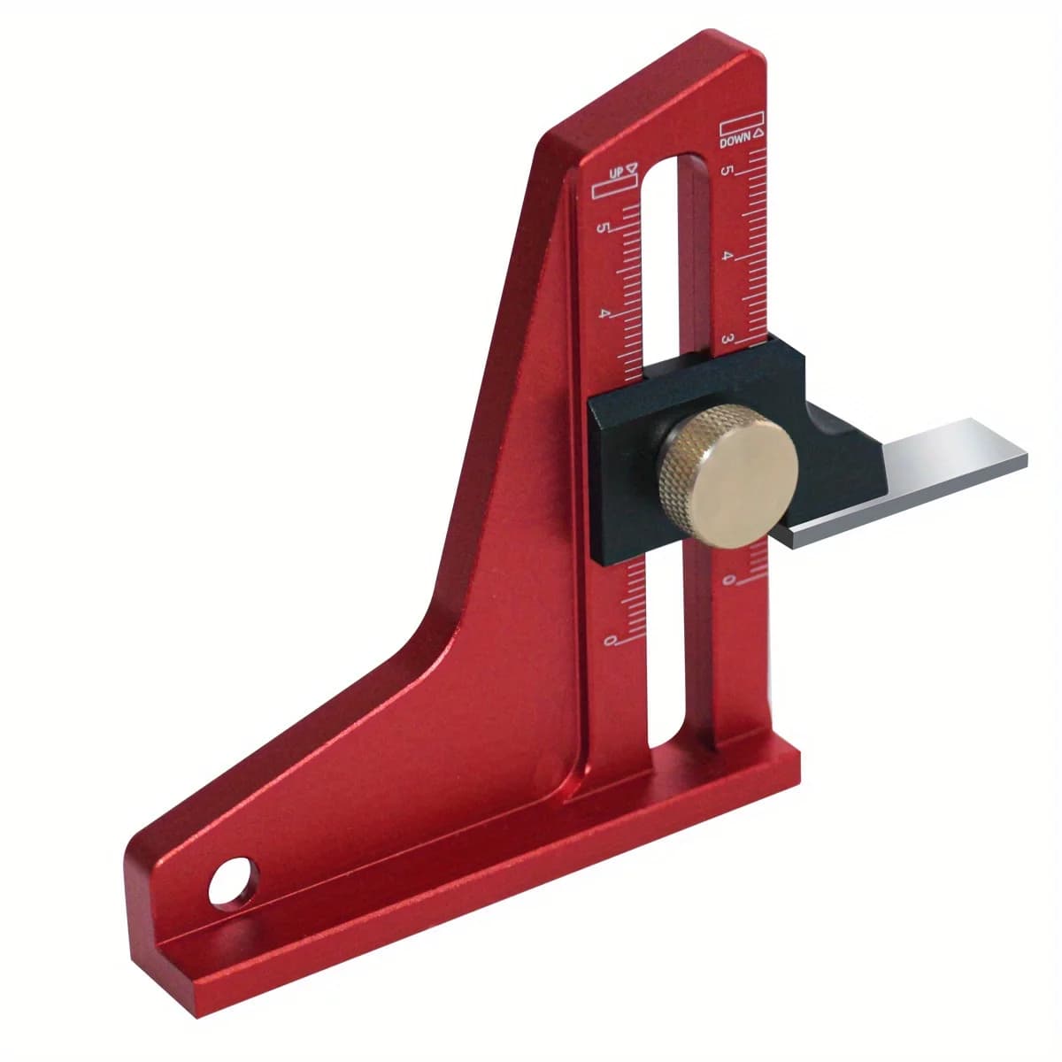 Calibro altezza segatrice circolare regolabile 0-50mm in alluminio