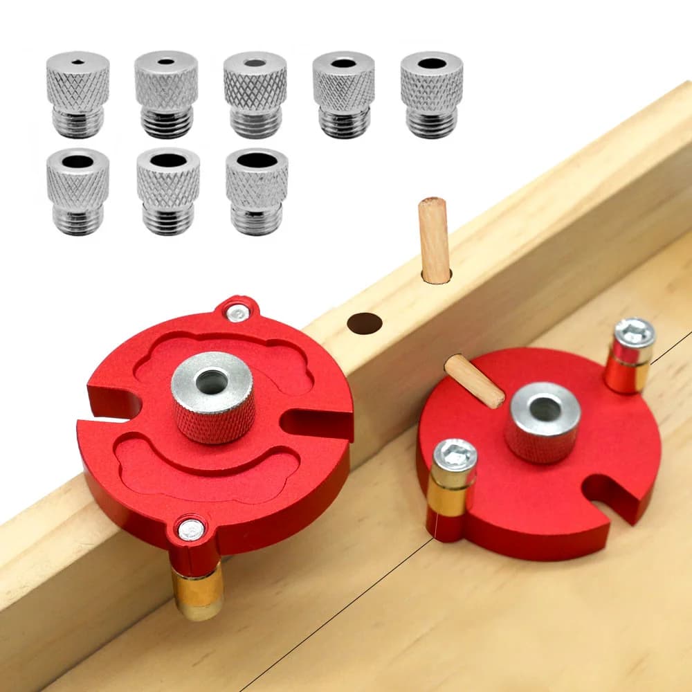 Kit per tasselli in legno 3-10mm, guida autocentrante