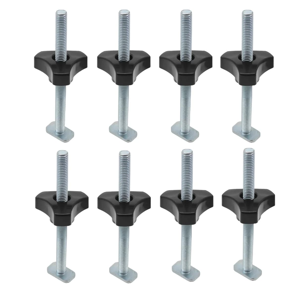 Kit da 8 pezzi manopola a bullone T per guida T da 1/4 di pollice