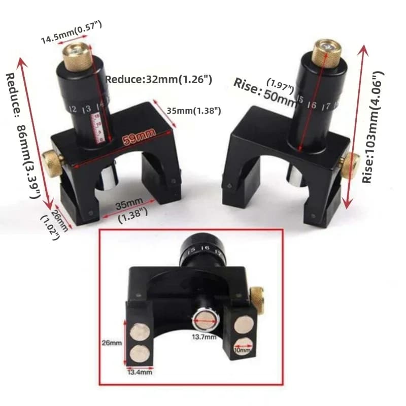 Jig magnetico per regolazione lama pialla e altezza