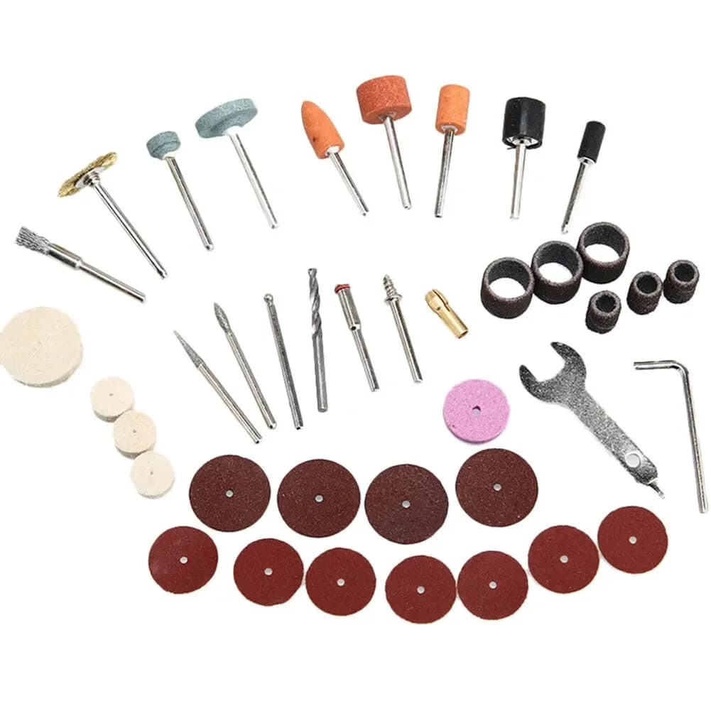 Set di lucidatura e rettifica rotativa con abrasivi micro, 40 pezzi