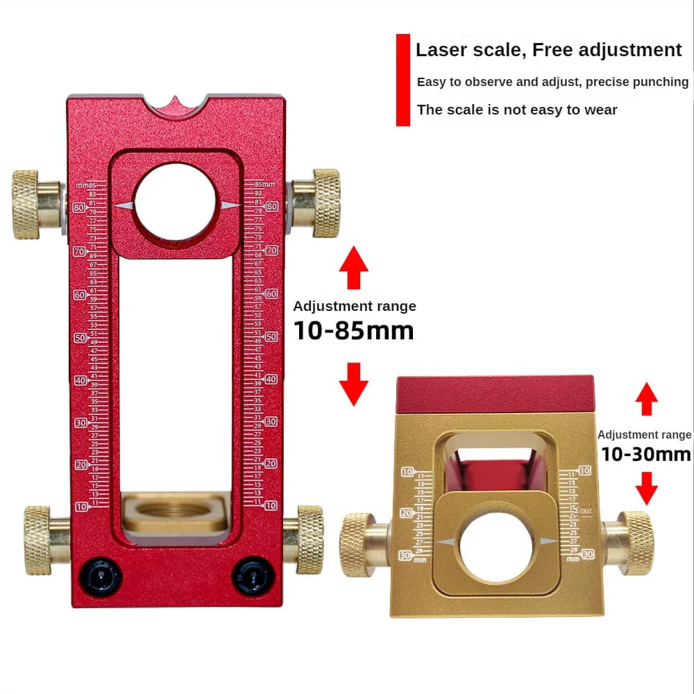 Guida trapano 2-in-1 con set punte per tasselli
