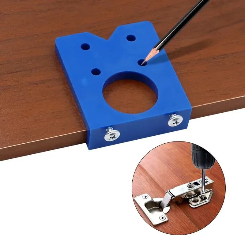 Guida e Jig per Foratura Fori Cerniere 35mm