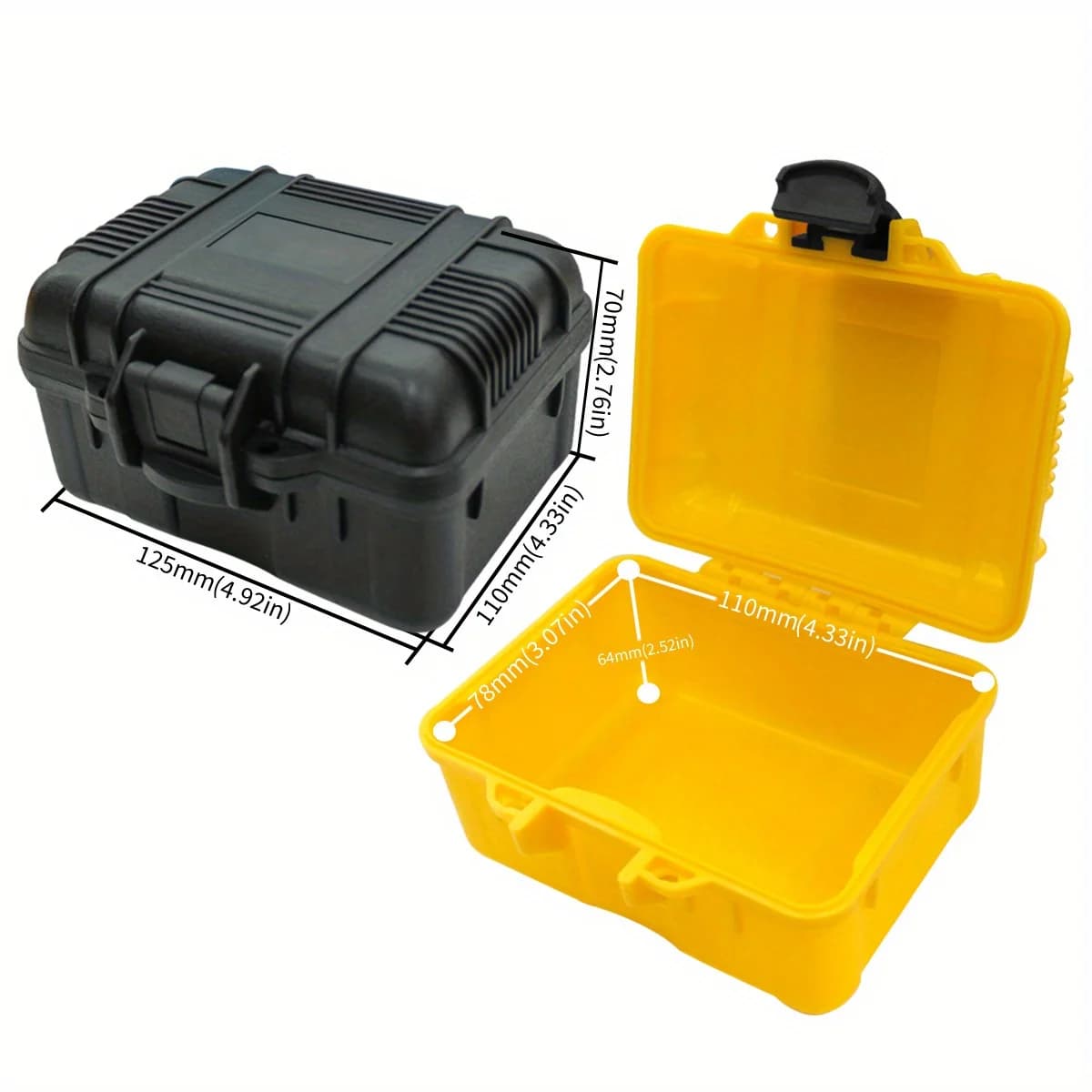 Scatola portaorologi resistente in plastica