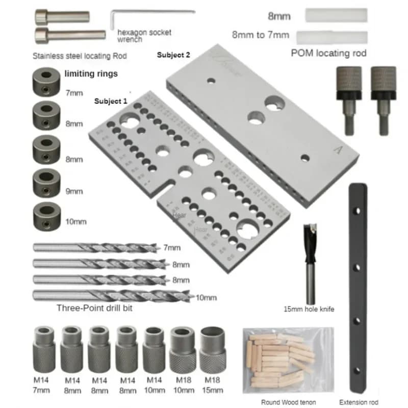 Kit dima per tasselli regolabile 3-in-1
