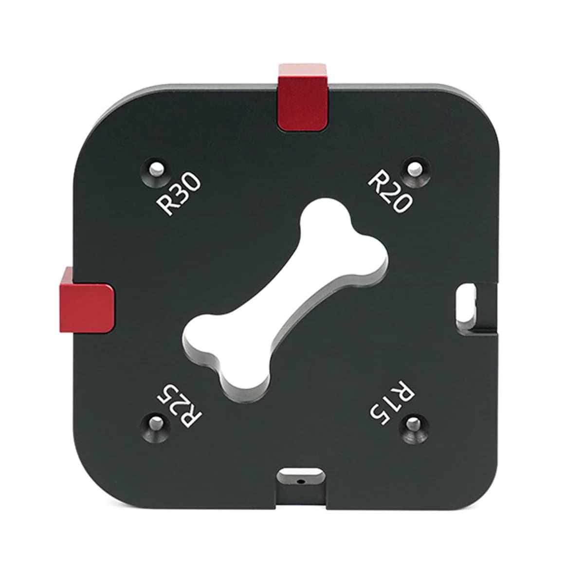 Set di sagome in alluminio per raggi angolari router, R15-R50