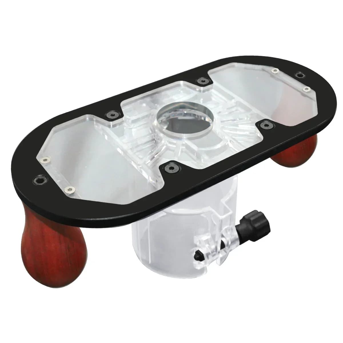 Base a immersione manuale per fresatrice su legno per incisione
