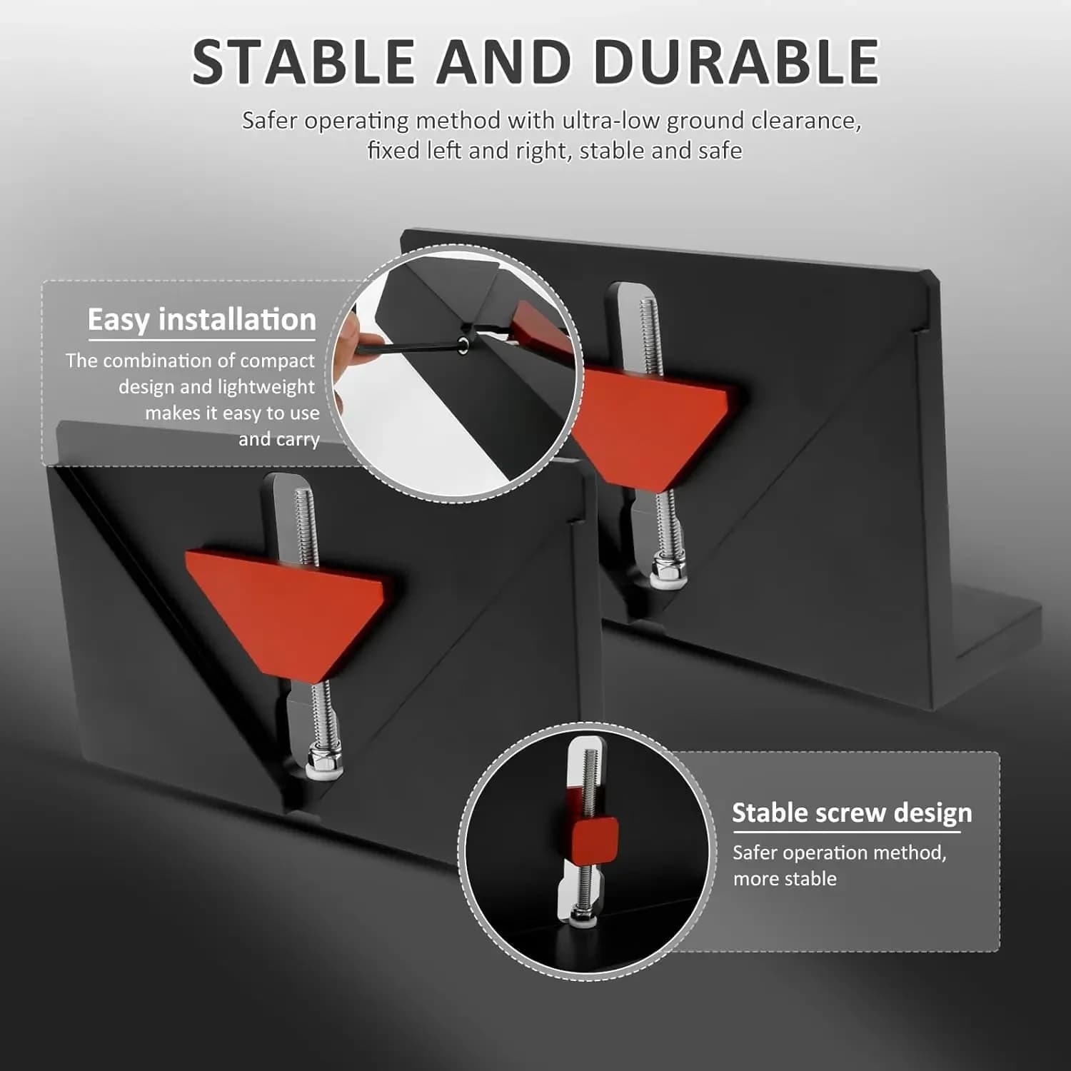 Set da 2 dime a L in alluminio per giunzioni a spline