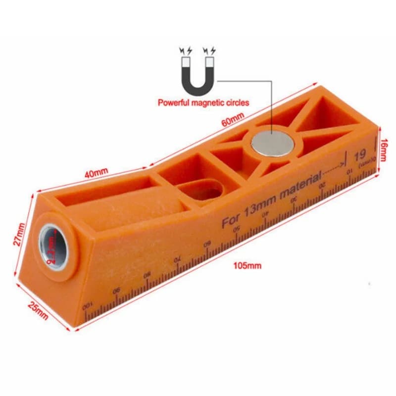 Dimatore per fori obliqui in legno resistente