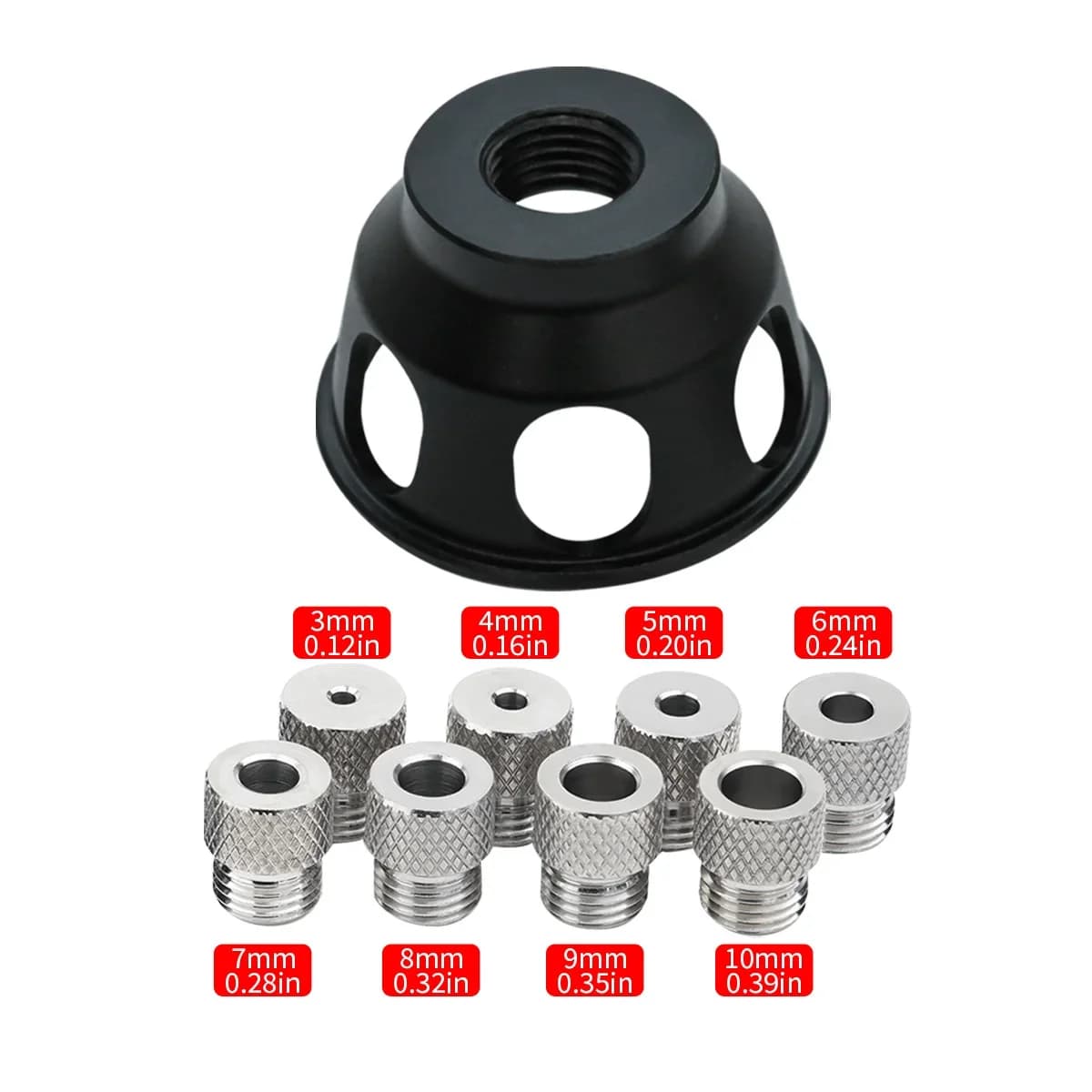 Kit Guida Fori Verticali in Alluminio 3-10mm