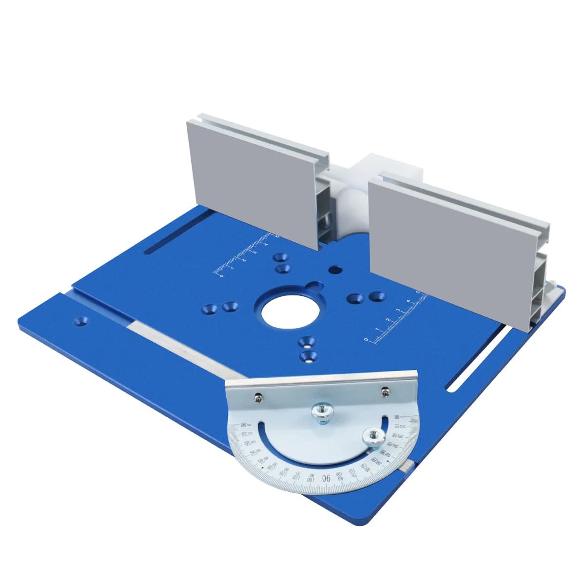 Piastra di inserimento e kit di sollevamento per tavolo da fresatrice in alluminio