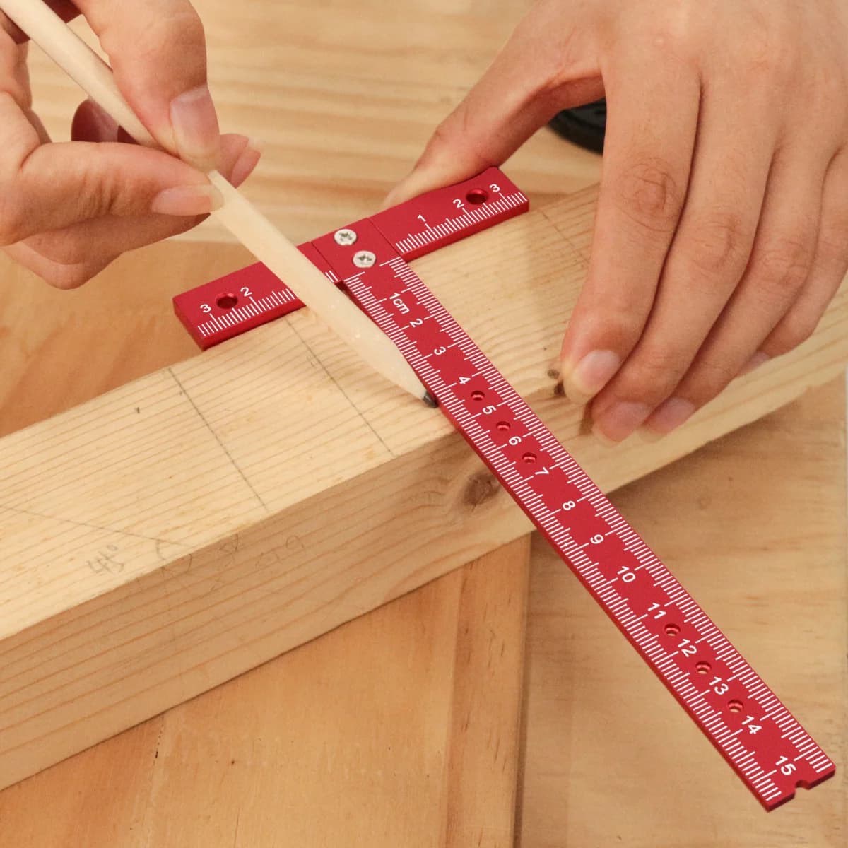 Righello a T in lega di alluminio per disegno tecnico