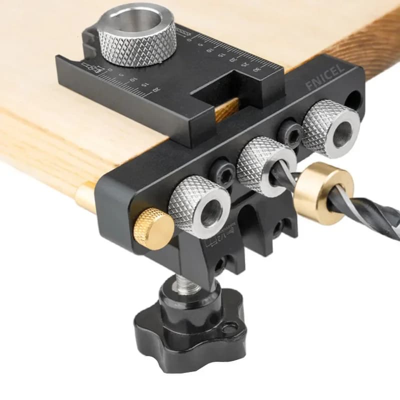 Kit Master Guida Fori a Spina 3-in-1 per Legno