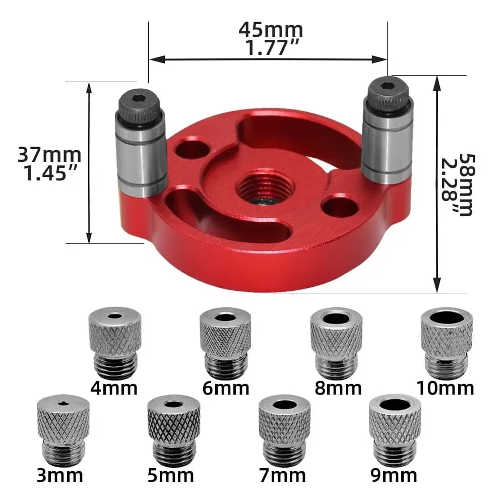 Guida verticale autocalibrante per tasselli 3-10mm