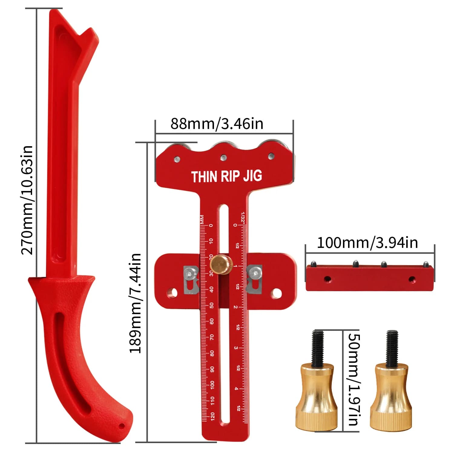 Jig per Tagli Sottili su Segatrice Circolare con Spingitoio