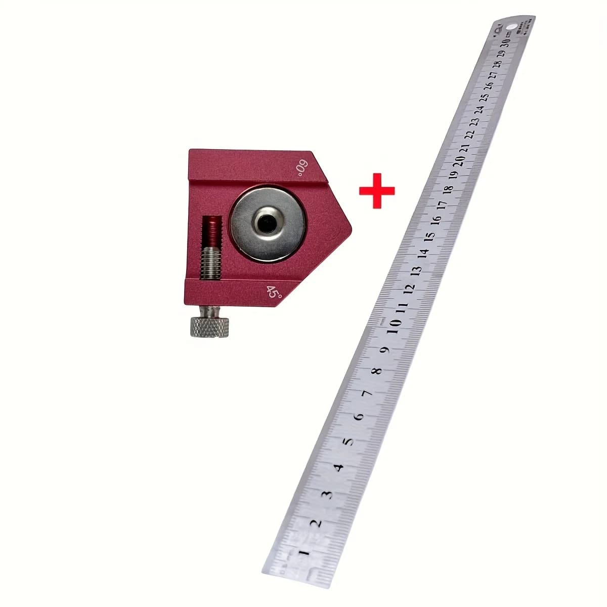 Squadra combinata da carpentiere 0-300mm con scale incise
