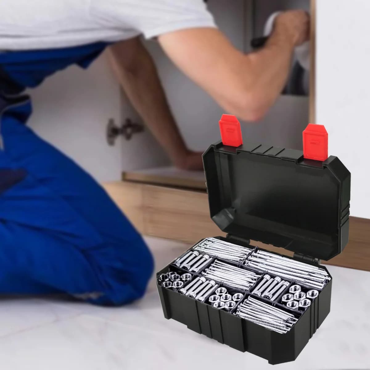 Scatola in plastica per hardware e utensili