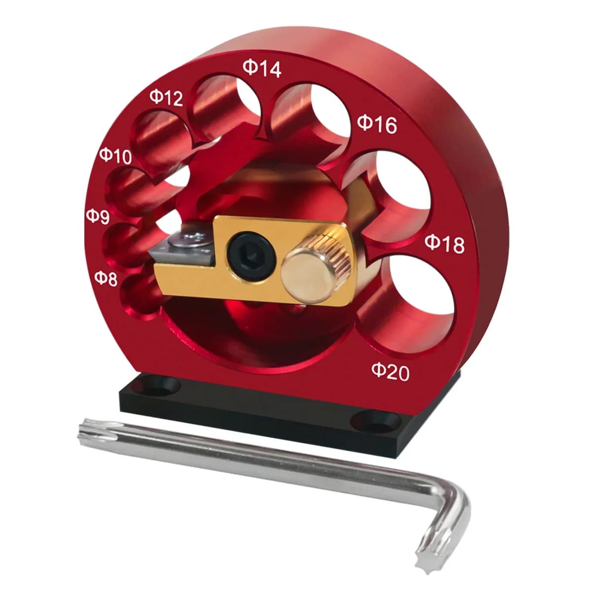 Sagoma regolabile per spine a 8 fori, da 8mm a 20mm
