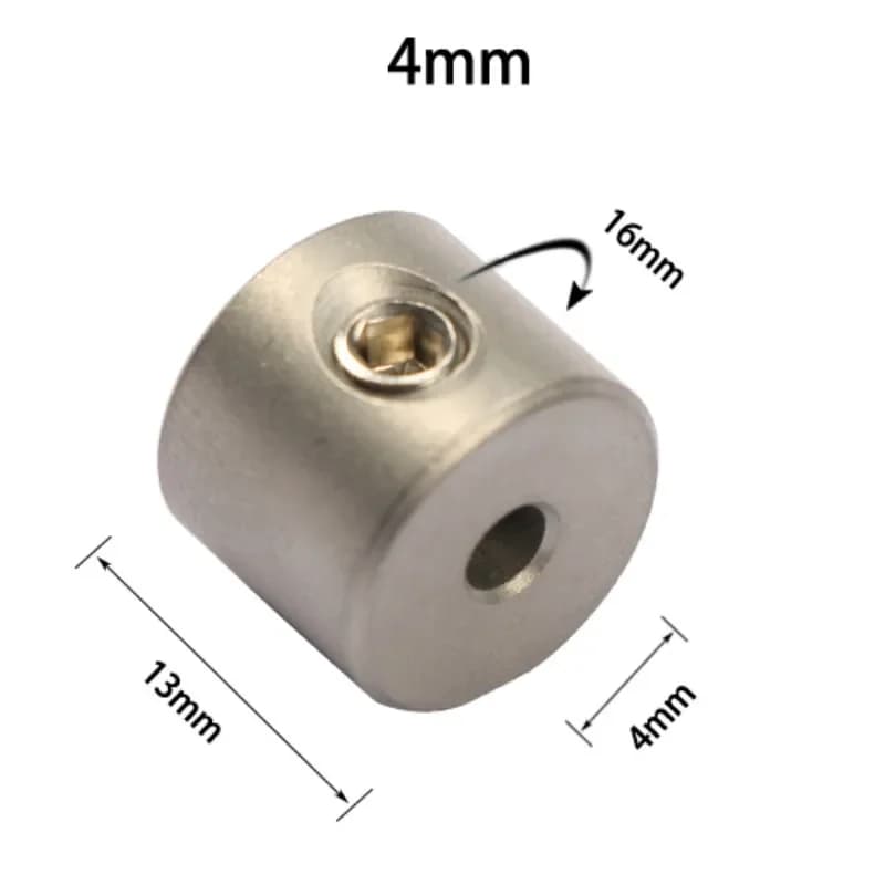 Collari di arresto in acciaio inox per dime a spinotto, 4-10mm