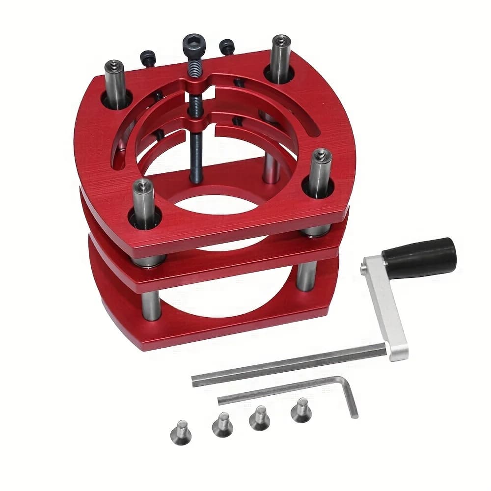 Piastra di inserimento e kit di sollevamento per tavolo da fresatrice in alluminio